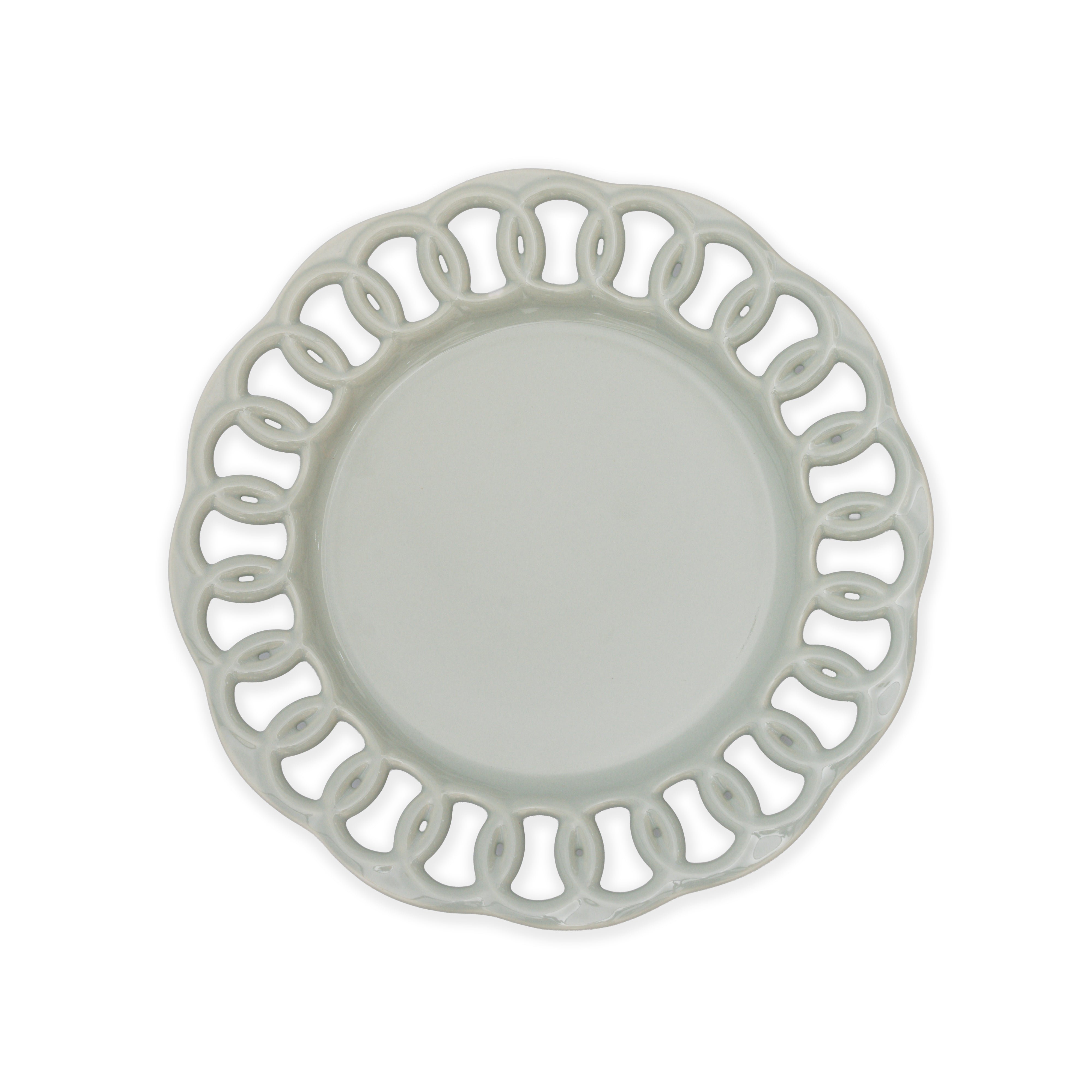 Sage Green Ceramic Salad Plate Set for 1