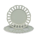 Sage Green Dinner and Salad Plates Set