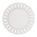 White Ceramic Dinner Plate